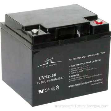 High Capacity Lead Acid Battery for Golf Cart (EV 12-38)
